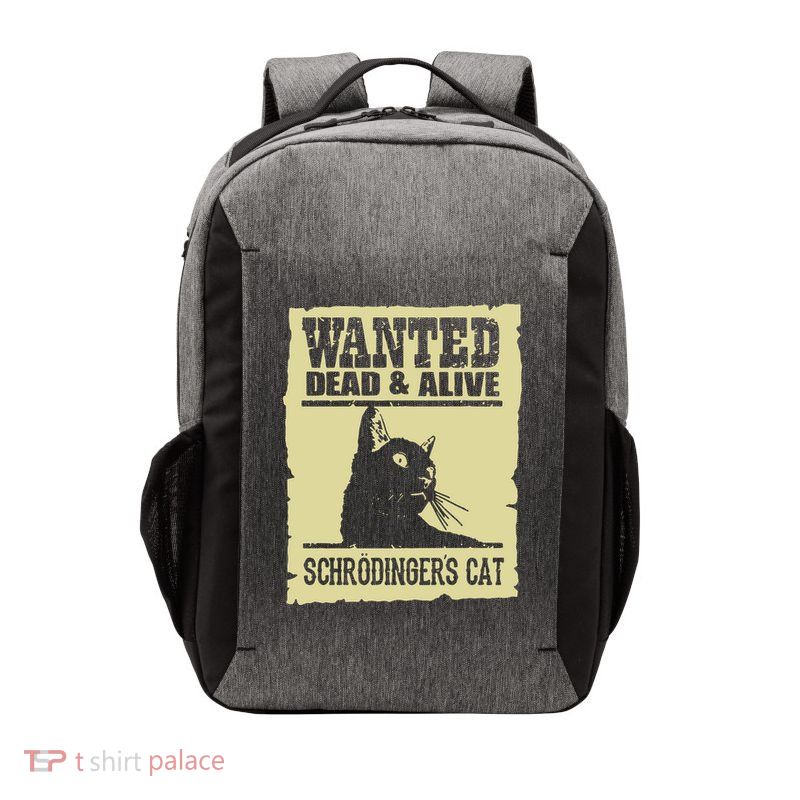 Wanted Dead Or Alive SchrodingerS Cat Vector Backpack