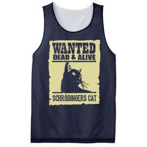 Wanted Dead Or Alive SchrodingerS Cat Mesh Reversible Basketball Jersey Tank