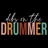 Wife Dibs On The Drummer Funny Drummer  Cooling Performance Long Sleeve Crew