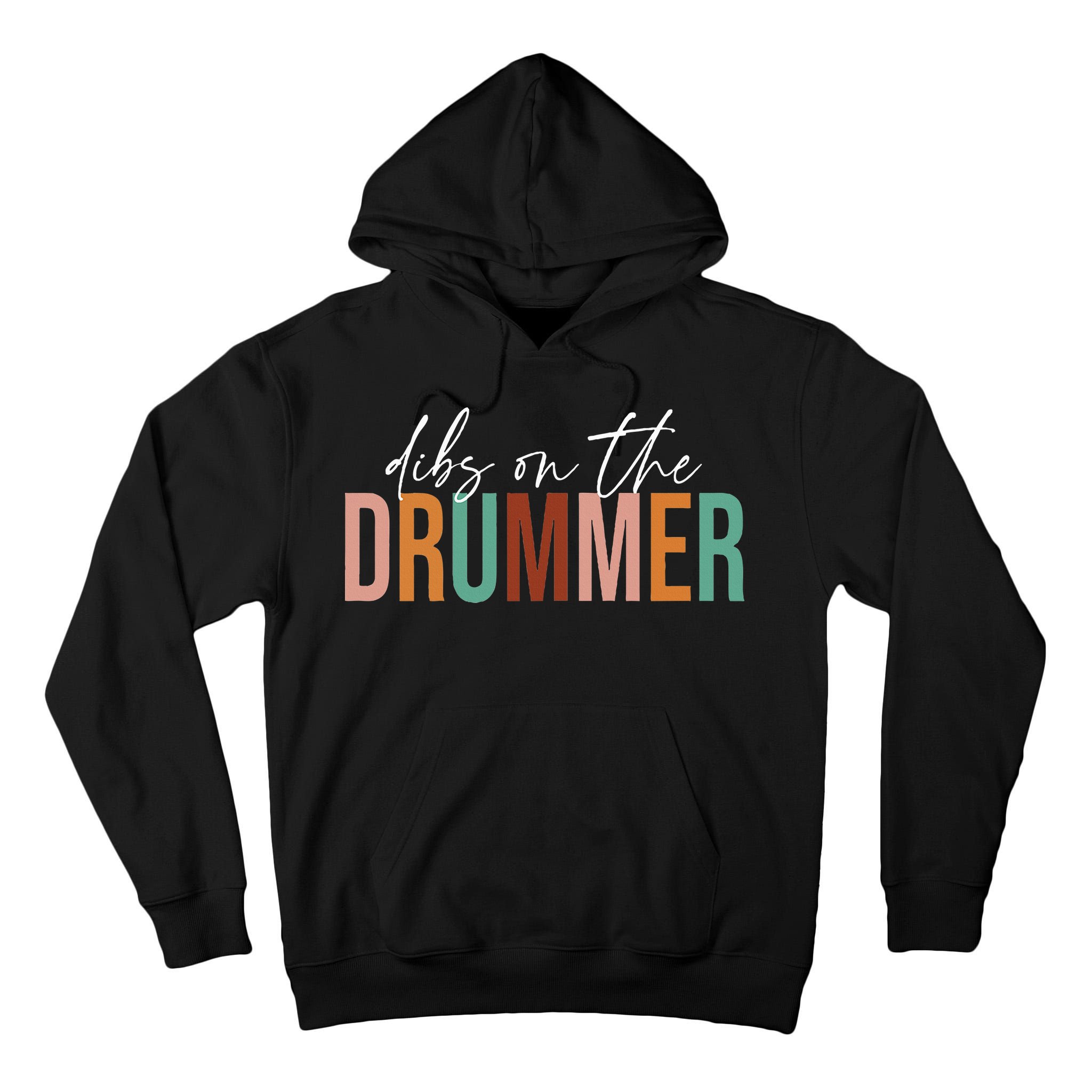 Wife Dibs On The Drummer Funny Drummer  Tall Hoodie