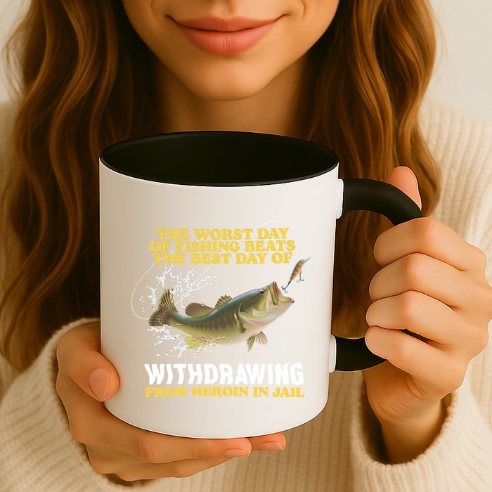 Worst Day Of Fishing Beats The Best Day Of From Heroin In Jail Mug