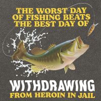 Worst Day Of Fishing Beats The Best Day Of From Heroin In Jail Cotton Canvas Backpack