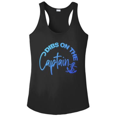 Wife Dibs On The Captain Gift Ladies PosiCharge Competitor Racerback Tank