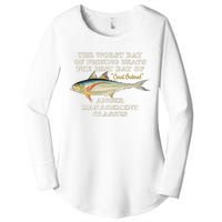 Worst Day Of Fishing Beats The Best Day Of Court Ordered Anger Management Women's Perfect Tri Tunic Long Sleeve Shirt