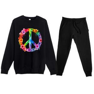 World Day of Peace Signs International of Peace Premium Crewneck Sweatsuit Set