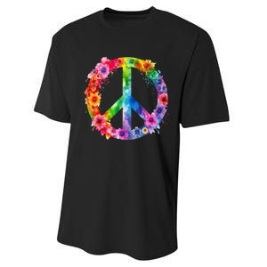 World Day of Peace Signs International of Peace Performance Sprint T-Shirt