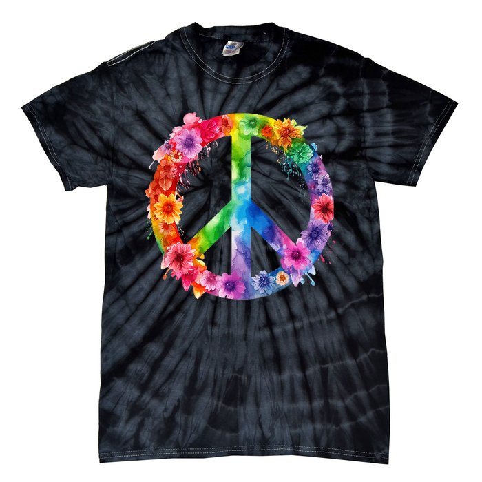 World Day of Peace Signs International of Peace Tie-Dye T-Shirt