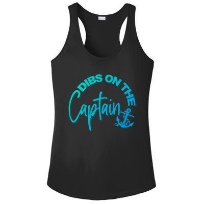 Wife Dibs On The Captain Gift Ladies PosiCharge Competitor Racerback Tank