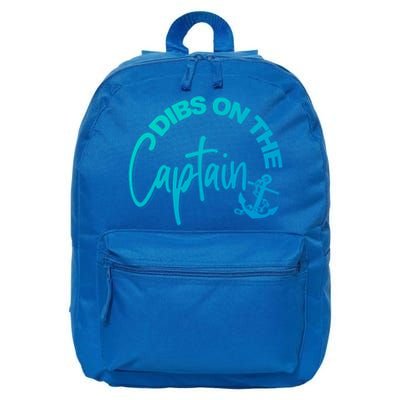 Wife Dibs On The Captain Gift 16 in Basic Backpack