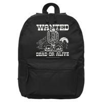 Wanted Dead Or Alive 16 in Basic Backpack