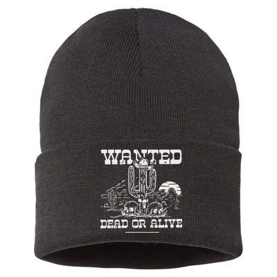 Wanted Dead Or Alive Sustainable Knit Beanie