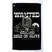 Wanted Dead Or Alive Golf Towel