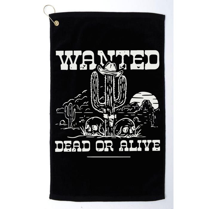 Wanted Dead Or Alive Golf Towel