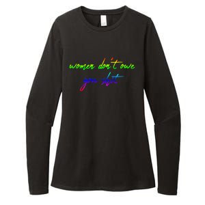 Women Don't Owe You Shit Feminist Womens History Month Great Gift Womens CVC Long Sleeve Shirt