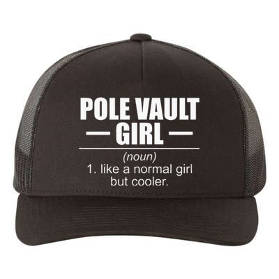 Womens Definition Pole Vault Girl Athlete High Jump Gift Vaulting Yupoong Adult 5-Panel Trucker Hat