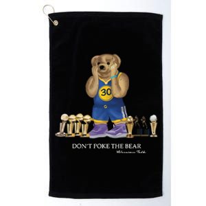 Warriorstalk Dont Poke The Bear Platinum Collection Golf Towel