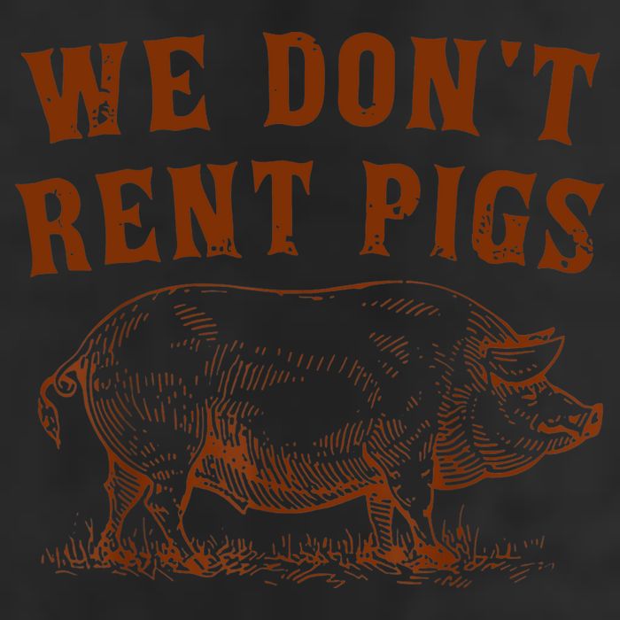 We Don’t Rent Pigs Funny For Golf Towel