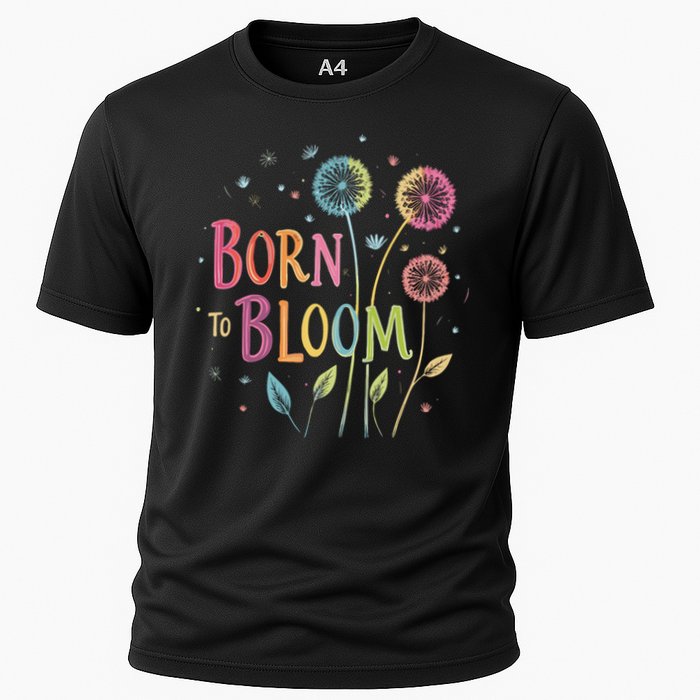 Wildflower Dandelion Rainbow Born Bloom Dandelion Flowers  Cooling Performance Crew T-Shirt