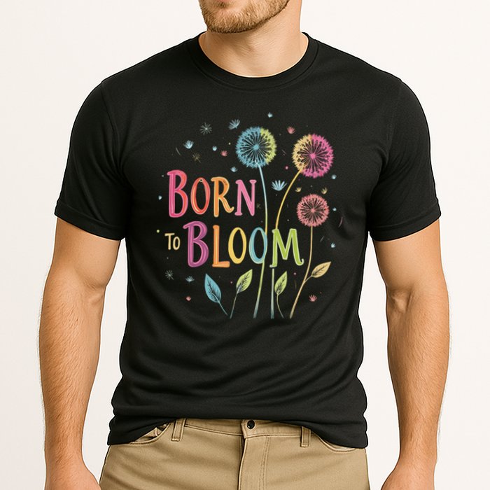 Wildflower Dandelion Rainbow Born Bloom Dandelion Flowers  Cooling Performance Crew T-Shirt