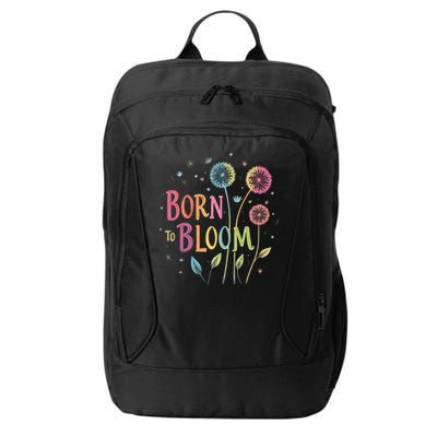 Wildflower Dandelion Rainbow Born Bloom Dandelion Flowers  City Backpack