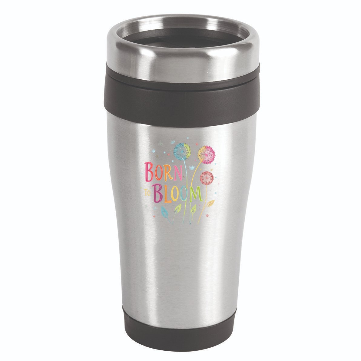 Wildflower Dandelion Rainbow Born Bloom Dandelion Flowers  16oz Travel Tumbler