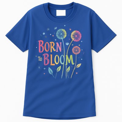 Wildflower Dandelion Rainbow Born Bloom Dandelion Flowers  Tall T-Shirt