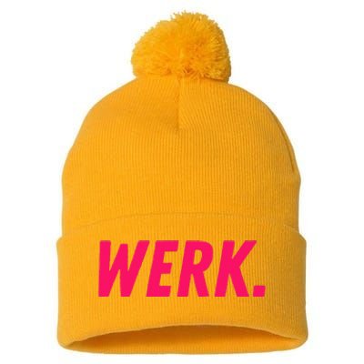 Werk Drag Race Drag Queen Quote Pom Pom 12in Knit Beanie