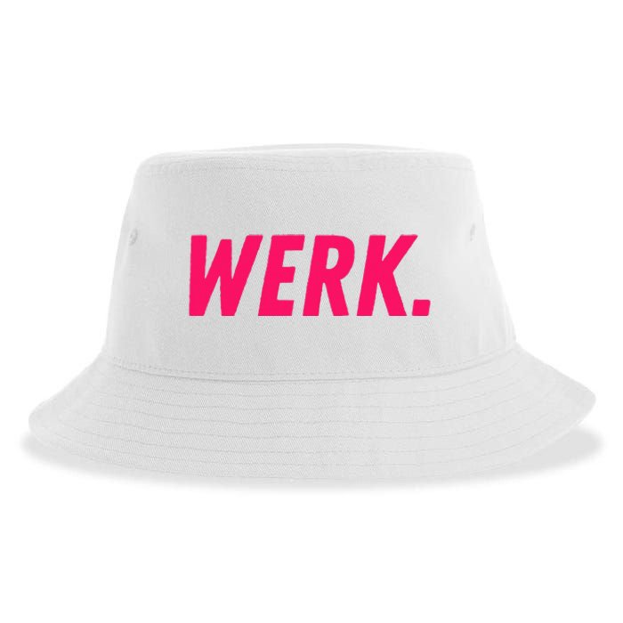 Werk Drag Race Drag Queen Quote Sustainable Bucket Hat