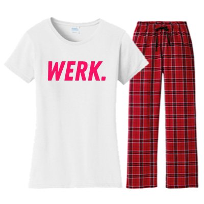 Werk Drag Race Drag Queen Quote Women's Flannel Pajama Set