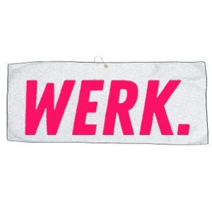 Werk Drag Race Drag Queen Quote Large Microfiber Waffle Golf Towel