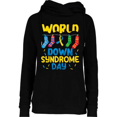 World Down Syndrome Day Awareness Socks  Wo kid Womens Funnel Neck Pullover Hood