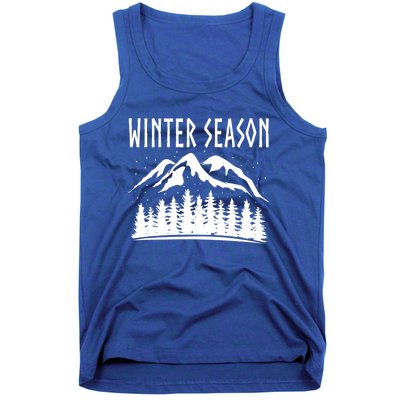 Winter Days Snowflakes Landscape Nature Funny Gift Tank Top