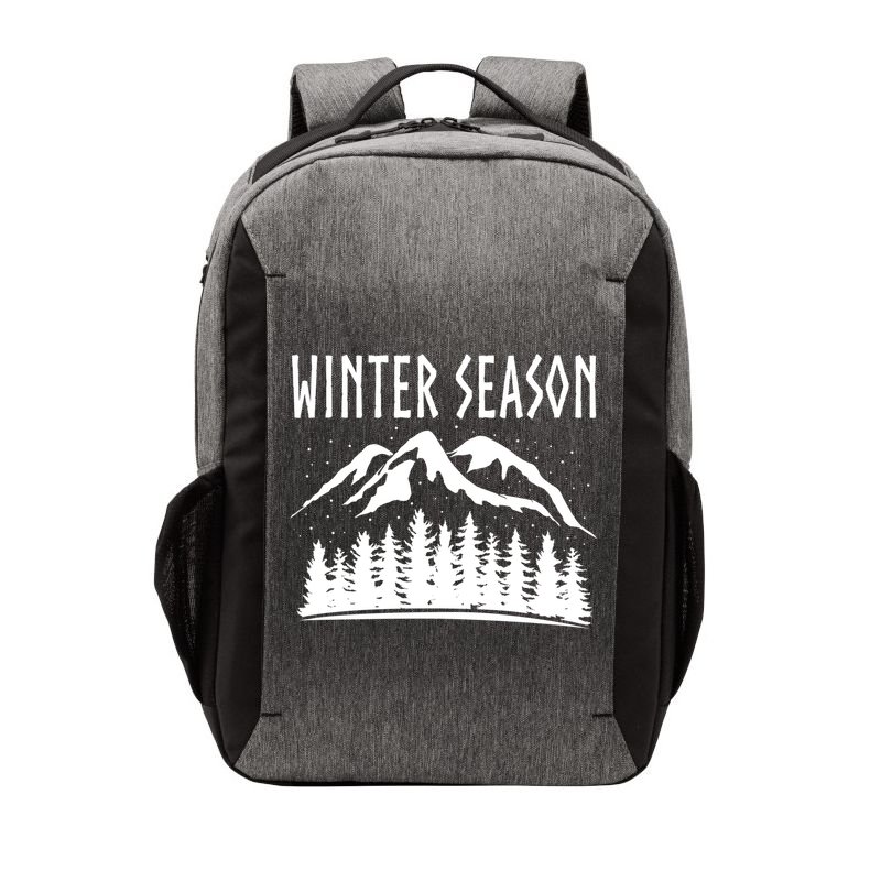 Winter Days Snowflakes Landscape Nature Funny Gift Vector Backpack