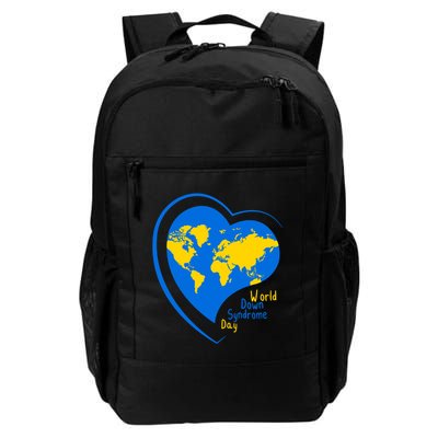 World Down Syndrome Day Heart Earth Backpack