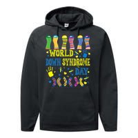 World Down Syndrome Day Awareness Socks 21 March Boy Girl Performance Fleece Hoodie