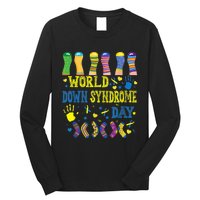 World Down Syndrome Day Awareness Socks 21 March Boy Girl Long Sleeve Shirt