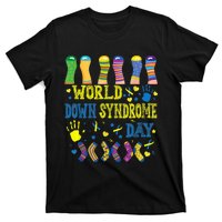 World Down Syndrome Day Awareness Socks 21 March Boy Girl T-Shirt