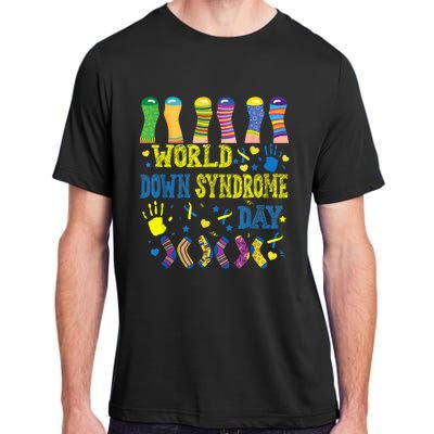 World Down Syndrome Day Awareness Socks 21 March Boy Girl Adult ChromaSoft Performance T-Shirt