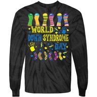 World Down Syndrome Day Awareness Socks 21 March Boy Girl Tie-Dye Long Sleeve Shirt