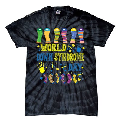 World Down Syndrome Day Awareness Socks 21 March Boy Girl Tie-Dye T-Shirt