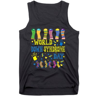 World Down Syndrome Day Awareness Socks 21 March Boy Girl Tank Top