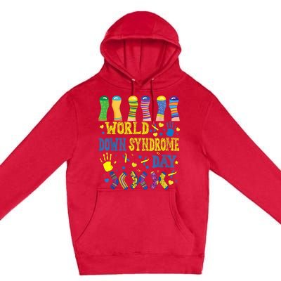 World Down Syndrome Day Awareness Socks 21 March Boy Girl Premium Pullover Hoodie