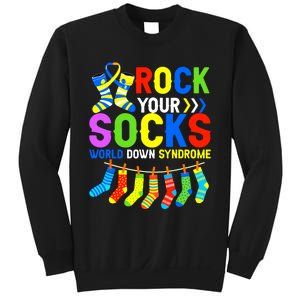 World Down Syndrome Day Awareness Rock Your Socks Sweatshirt