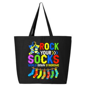 World Down Syndrome Day Awareness Rock Your Socks 25L Jumbo Tote