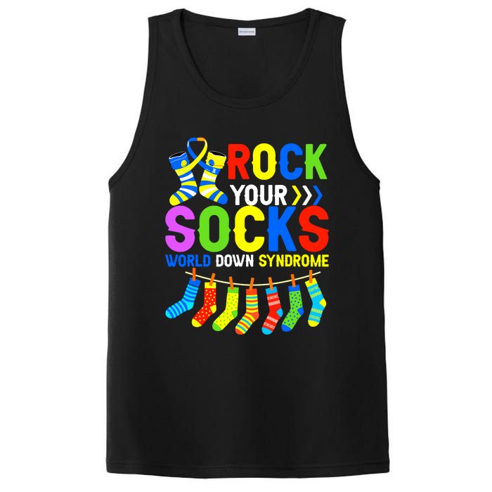 World Down Syndrome Day Awareness Rock Your Socks PosiCharge Competitor Tank