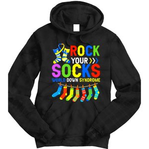 World Down Syndrome Day Awareness Rock Your Socks Tie Dye Hoodie