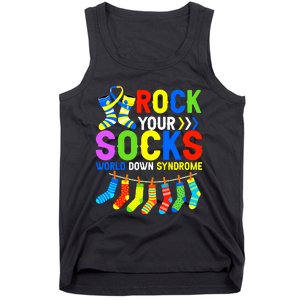 World Down Syndrome Day Awareness Rock Your Socks Tank Top