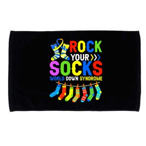 World Down Syndrome Day Awareness Rock Your Socks Microfiber Hand Towel