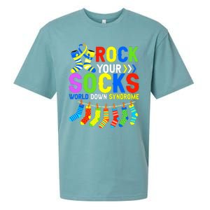 World Down Syndrome Day Awareness Rock Your Socks Sueded Cloud Jersey T-Shirt