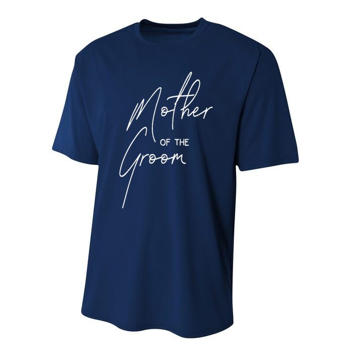 Wedding Day Shower For Mom Groom Party Mother Of The Groom Performance Sprint T-Shirt